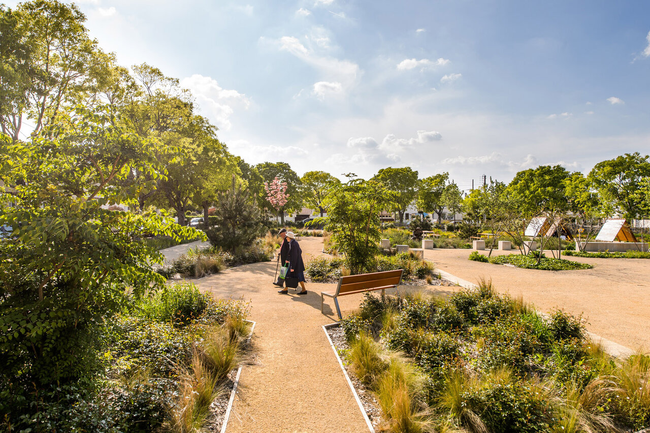 Le square Georges-Renon - Photo Alex Giraud
