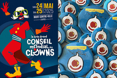 Affiche du Très grand conseil mondial des clowns
