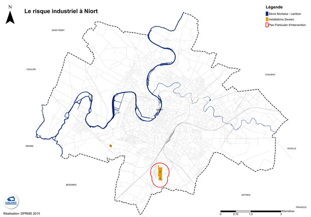 Plan des risques industriels à Niort