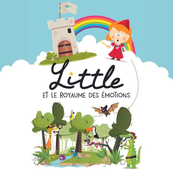 Affiche du spectacle jeune public « Little et le Royaume des Émotions »
